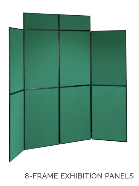 8 frame exhibition panels