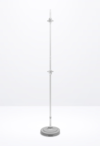 adjustable-clip-pole-aluminium-silver