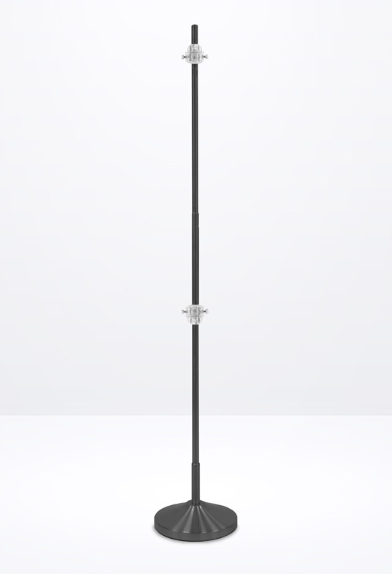 adjustable-clip-pole-metal-black